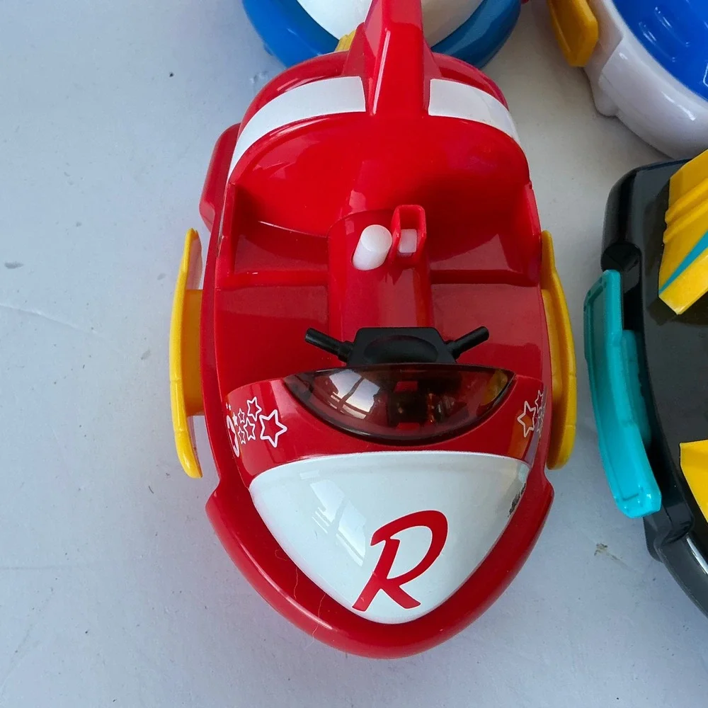 Jada Toys Ryan's World Transformers Bumper Car Set of 4 Combo Panda Red Titan OS